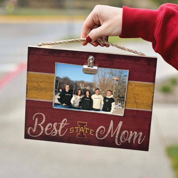 I-State Best Mom With Stripe Clip 4x6 Frame